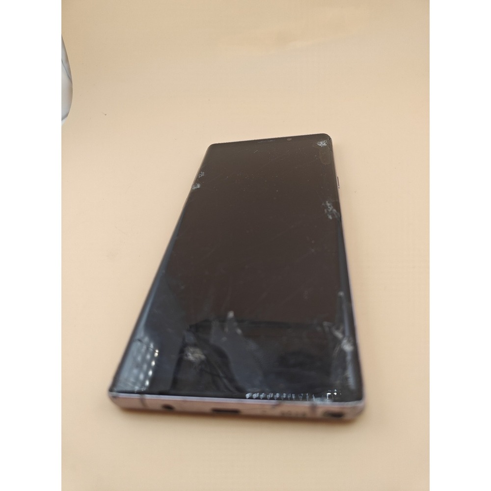 Samsung Galaxy Note9 128GB Purple Cracked No Display Powers On Repair Parts